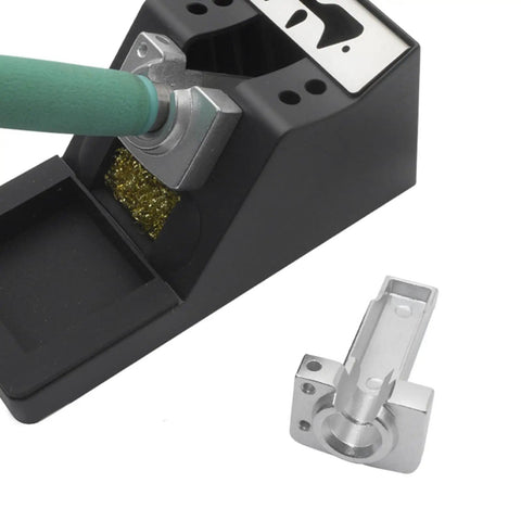 Aluminum Alloy Soldering Iron Stand With Stable Base And Automatic Temperature Control for precision welding projects.