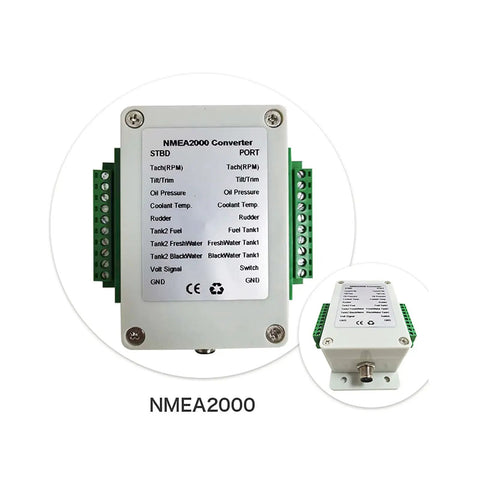 Top Notch NMEA2000 Converter For Boats And Yachts IP67 9-32V DC Box Converts Analog Sensor Signals To NMEA2000, Rock Solid Performance