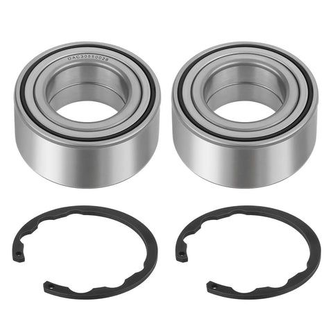 Heavy Duty Front Wheel Bearing Kit Solid Upgrade Fit For Kawasaki Prairie 360 650 700 Brute Force 750 KVF360 KVF650 KVF700 KVF750 Atv includes two bearings and circlips.