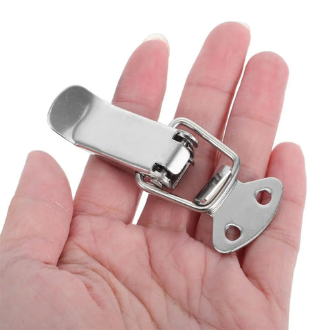 Cool 10 Pack Heavy Duty Stainless Steel Toggle Latch Clamps For Tools Drawers And Cabinets Quick Pull Hasp Catch Buckle That Slams Tight No Sweat Super Durable Rust Proof Gear You Can Count On, hand-held latch