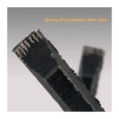Heavy-Duty Rubber V Belt Type A Drive For Conveyor Systems And Power Transmission, Pro-Grade Belt Strap, Length From 1525 Mm To 2337 Mm, Main Size 2200 Mm, Durable Belt For Machinery, Farm, And Workshop Use, wire core close-up