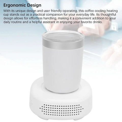 Game Changing Smart Temperature Control Coffee Mug With Blast Cooling And Rapid Heating 380 ML Capacity on ergonomic base.