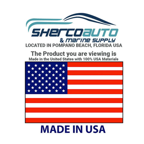 Made in USA label featuring the American flag, representing quality assurance for One Thousand Pack Non Insulated 4 Awg Ring Connectors.