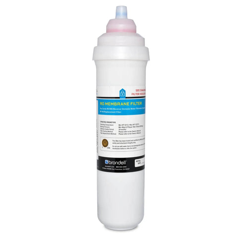 Circle Under Sink Reverse Osmosis Membrane Replacement For Clean Water, Pro Grade WQA Certified, cylindrical filter design