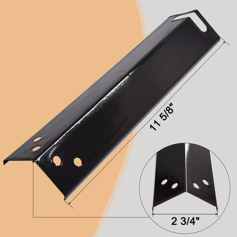 Replacement Porcelain Steel Heat Plates For 3 Burner Walmart Expert Grill XG10-101-002-02 GBC2016WRS Model, 11-5/8" x 2-3/4"