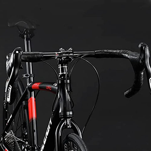 Road Bike Drop Handlebars 25.4mm Clamp 420mm Length Aluminum Alloy 6061 T6 Ergonomic 145mm Drop And 10mm Reach