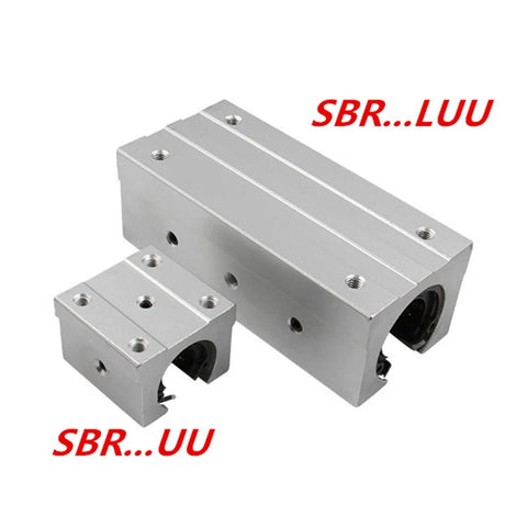 SFU1605 Ball Screw With SBR16LUU Linear Guide Rail Set For CNC Machines, Precision Linear Motion Components For DIY Automation And Robotics, 550mm Length, C7 Accuracy, Smooth Sliding Performance, silver SBR16UU and SBR16LUU blocks