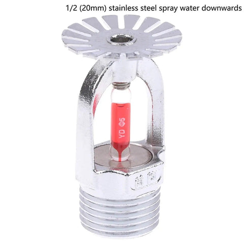 Kickass Fire Suppression Sprinkler Head With Adjustable 57 To 93 Degree Spray Coverage For Reliable Automatic Fire Extinguishing System Protection And Slick 20 MM Downcomer Hookup showing 20mm stainless steel design.