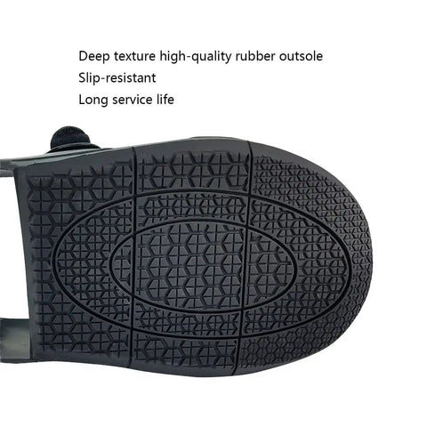 Lock And Load Steel Toe Overshoes With Dual Hook And Loop Straps For A Rock Solid Fit Extra Instep Support Keeps Footing Steady Crushing Site Walks Or Tour Duties Without Any Fuss XL Green rubber outsole with deep texture for slip-resistance.