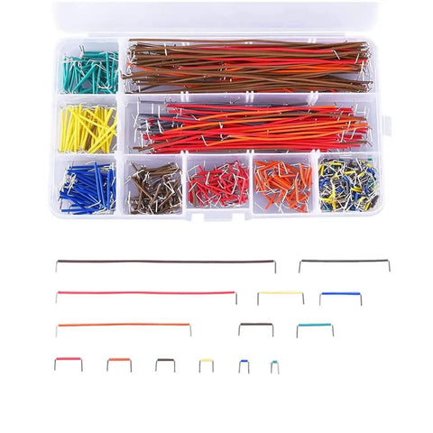 Massive 840 Piece Breadboard Jumper Wire Kit With 14 Different Lengths For Prototyping And Solderless Circuits Color Coded Jumpers