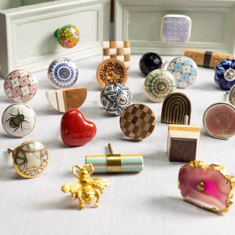 Fifty Piece White Ceramic Etched Drawer Knobs For Kitchen Cabinet Hardware Serving Dope Vintage Flair And Rust Free Slick Hardware Solid Decorative Door Pulls For Dresser Easy Setup Guaranteed Fit on display.