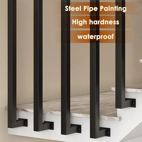 Rock Solid Steel Railing Posts With Adjustable Angle Brackets For Decks Stairs And Porches Weather Resistant Powder Coated Baluster Columns 14 Pack showcasing waterproof steel pipe with heavy duty support.