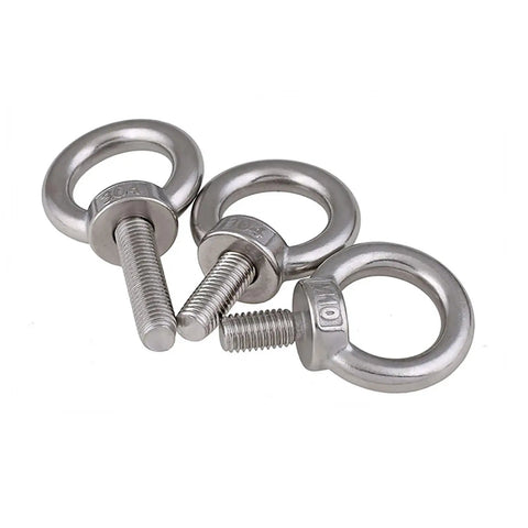 Stainless Steel Shoulder Eye Bolt Kit With Nut M3 To M20 Metric Sizes For Lifting And Rigging Heavy Duty Corrosion Resistant SS304 Hardware
