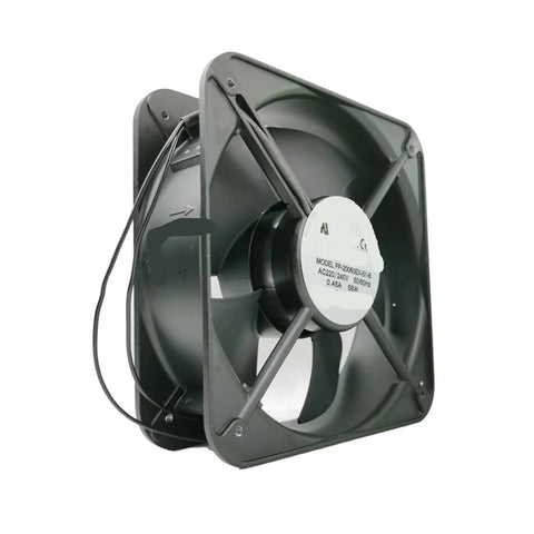 Beast Airflow 200x200x60mm Axial Flow Cooling Fan For Industrial Cabinets, 220V AC, 0.45A, 58W, 20cm Ventilation Fan mounted view