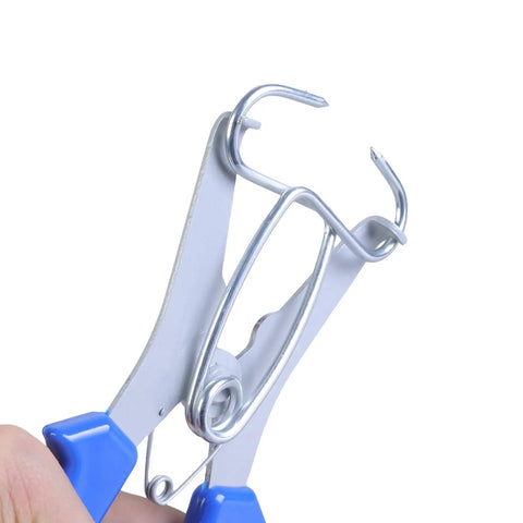 Heavy Duty Miter Spring Clamps Kit With Pro Pliers For Wood Trim And Picture Frames, Stainless Steel Corner Loading Tools close-up