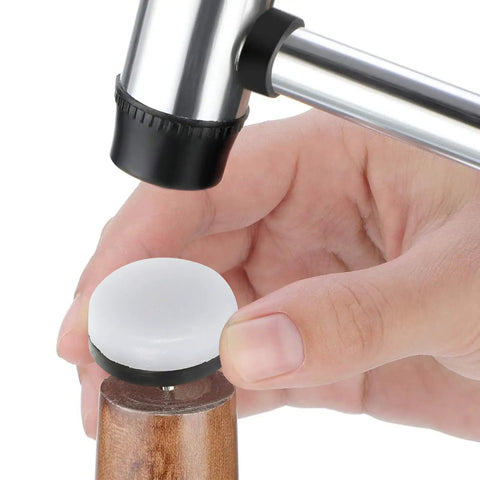 Installing non slip furniture glides nail on pads for chair and table legs noise proof quiet glide floor protection for hardwood