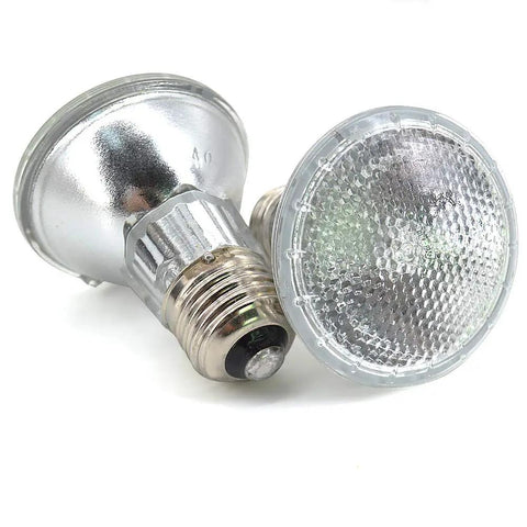 PAR20 50W Halogen Flood Light Bulbs With E26 Base Dimmable 30 Degree Narrow Beam For Range Hoods, Ceiling Fans, Table Lamps