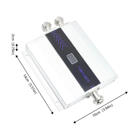 Boost Your Mobile Signal Quick With This Gsm 900Mhz Phone Repeater, compact size 14x10cm for enhancing reception.