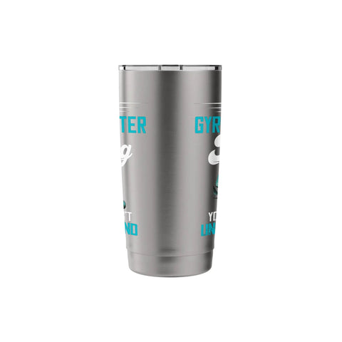 It's A Gyrocopter Thing You Wouldn't Understand Graphic Insulated Stainless Steel Tumbler for pilots, side view