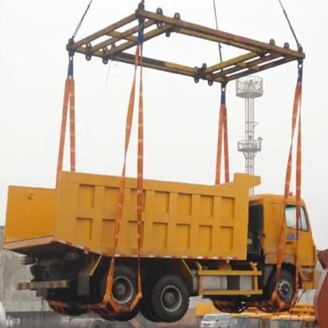 Heavy Duty Cargo Lifting Net 2x2M Pallet Mesh Bag For Hoisting And Loading 3T Capacity Garden Climbing Net lifting truck