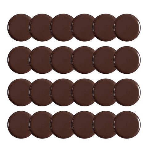 Heavy Duty 24Pcs Furniture Sliders Moving Tools With Foam Pads For Smooth Gliding On Hard Floors Easy To Install Sofa Dolly And Washer Ramps arranged in an even grid.