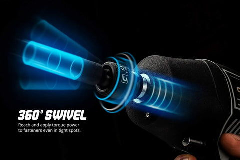 Fifteen Sixteenth Inch Universal Swivel Impact Socket For Half Inch Drive Six Point SAE Heavy Duty Chrome Moly Steel with power tool
