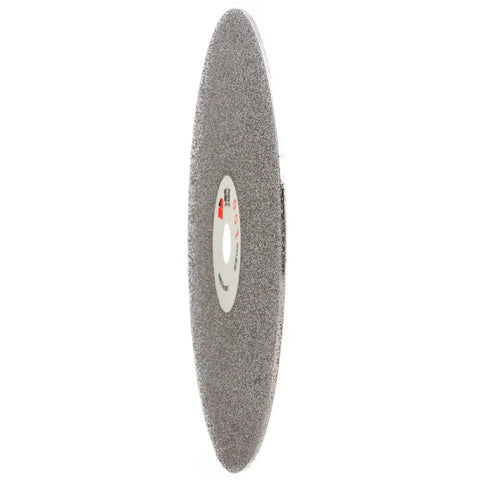 Four Inch Diamond Flat Lap Wheel Coarse Grit Angle Grinder Attachment To Polish Gemstones Glass And Stone Rapidly With Hella Edge Control And Badass Parallel Design For Ceramic Art Projects, 100 grit, round disc