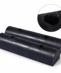 Heavy Duty Rubber Dock Guard For Outer Wheel Docks And Port Docks Semi Circular Extruded Bumper Black Finish Pro Grade Protection