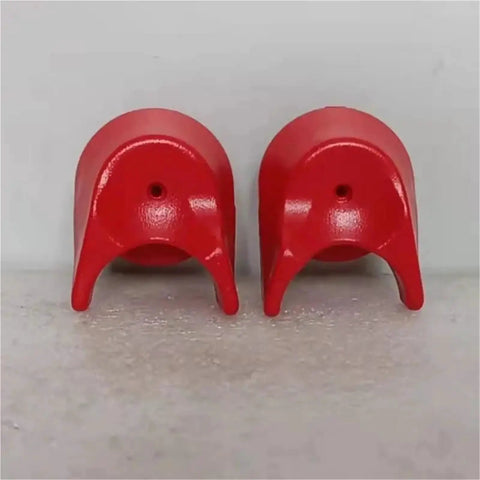 Killer Grip Accelerator Knobs Built Like Tanks For Pallet Trucks Tiller Heads And Stackers With Smooth Throttle Handles featuring red design.