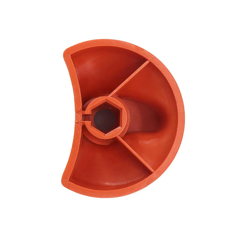 Premium Heavy Duty Replacement Forklift Lever Part 3095270305 orange plastic lever part with hexagonal center for Linde