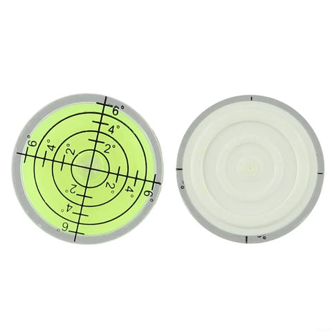 for acrylic for mini Bubble Level 32x7mm for spirit Level with Minimal, showing green level bubble with measurement markings.