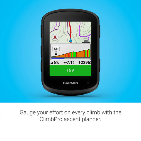 Edge 840 Compact GPS Cycling Computer With Touchscreen And Button Controls, Adaptive Coaching, Advanced Navigation Display