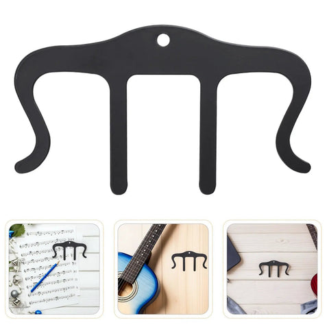 Three Piece M Shaped Metal Music Clips For Sheet Music And Notebooks Black Lightweight And Portable Piano Book Clips Perfect For Musicians On The Go Protect Pages And Fingers From Tears During Rehearsals. black metal music clip