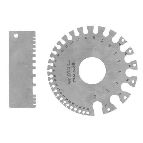 Round Hole Diameter And Thickness Gauge For Woodworking Welding And Machining Quick On Point Drill Bit Sizing Tool Pro Grade