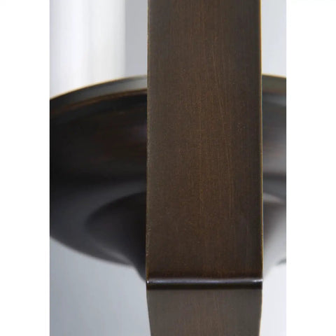 Close-up of swooping metal arm from Three Light Etched Glass Traditional Chandelier in Brushed Nickel Finish from Gather Collection.