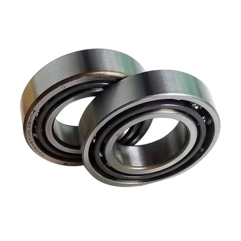 Top Shelf Angular Contact Ball Bearing Pair Grade P4 Precision for machine tools, showing close-up of precision bearings.