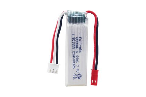 Two Pack 2S 7.4V 600mAh Li-Ion Battery with JST-2P plug for XK A280 A160 A300 RC Aircraft and Fixed-Wing Gliders