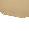 Versatile Magnetic Pei Build Plate With Spring Steel Base Super Slick Surface with textured gold surface detail.