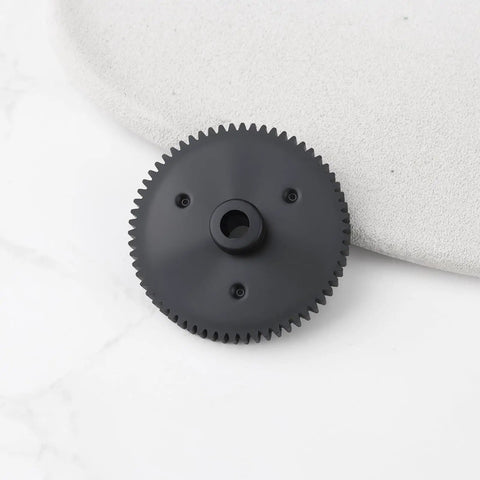 Two Pack Plastic 62T RC Main Spur Gear For 1/10 Scale Rigs, sand and gravel resistant, optimized for low speed torque, durable design