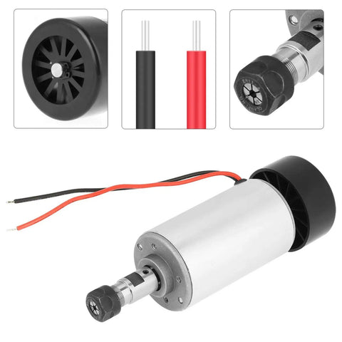 Beefy 300W Brushless Spindle Motor For CNC Engraving Machine With 52mm Shaft 48V power high speed up to 12000 RPM stable performance