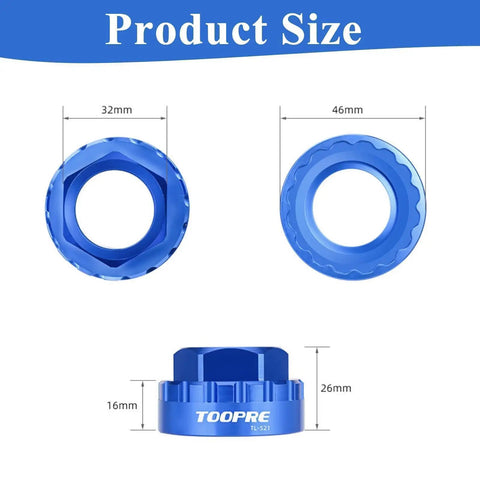 Direct Mount Centerlock Chainring And Crank Removal Tool Pro Grade For Shimano 12 Speed Cranksets M7100 M8100 M9100 M9120 size chart