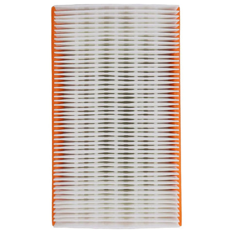 Flat HEPA Filter for Home Air Purification and Allergy Control, captures 99.97% of particles larger than 0.3 microns, low-stick surface