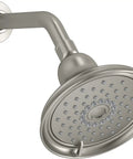 Bancroft 3 Function Showerhead With Katalyst Massage And Silk Sprays In Vibrant Brushed Nickel MasterClean Nozzles For No Fuss Cleaning