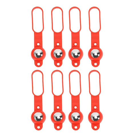 Eujgoov Magnetic Stud Finder 27 Lbs Force, Wall Metal Detector for Nails with red magnetic holders and steel balls.