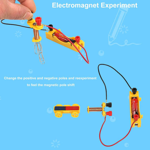 Large Science Lab Magnet Kit For Physics Electromagnet Experiments Classroom Education Gear And Teacher Supplies 53 Piece Set