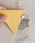 Applying Fast Drying Wall Repair Paste Crack Filler Kit For Drywall Holes Patches In Home Living Room Kitchen Basement Garage