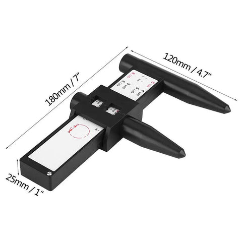 New Pro Gear Sliding Rim Bolt Pattern Measuring Tool With Hella Precise PCD Ruler, dimensions 180mm x 120mm.