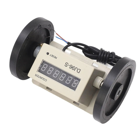 Mingzhe Precision Machined Measuring Wheel, Digital Distance Measurement with rubber wheels and digital display.