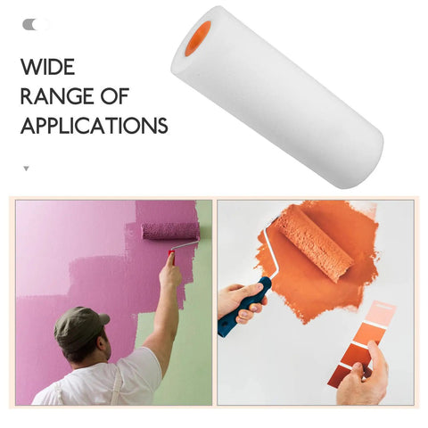 Master Your Next Painting Job With These Flexible Sponge Paint Roller Sleeves for applying paint to walls and cabinets.