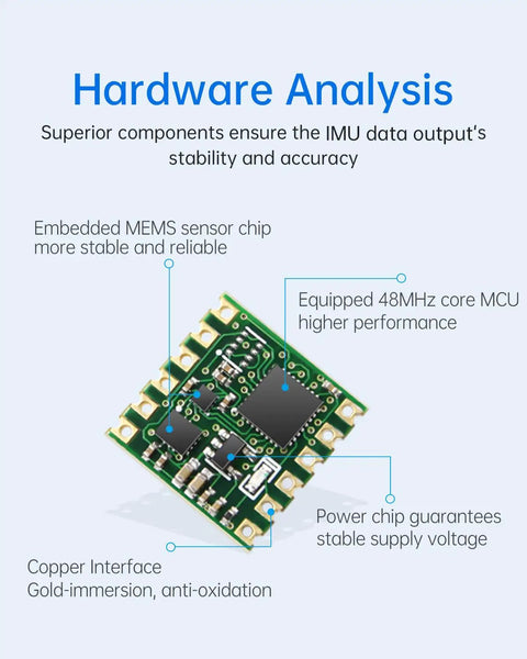 High Precision 9 Axis Inclinometer With Acceleration Gyro Angle Magnetic Field Digital Compass Kalman Filtering For Arduino And Raspberry Pi For Makers And DIYers MPU9250 Gyroscope Sensor showing hardware components.